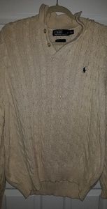 Men's Ralph Lauren Polo Half Zip Sweater Vintage